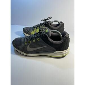 Nike Zoom Elite 6 Running Shoes Lightweight Mens Size 9.5 Grey Black White